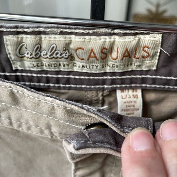Cabela’s Casuals Tan Khaki Pants 34 x 30 29 - Picture 5 of 8